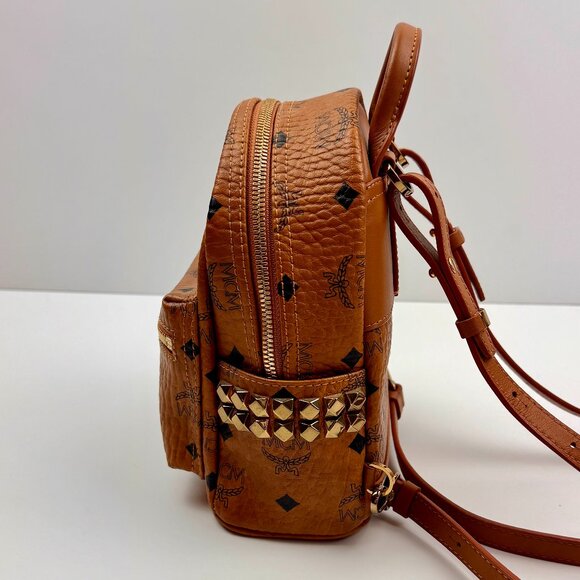 NWOT MCM | X-Mini Stark Bebe Boo Side Studs Backpack in Visetos main image 5